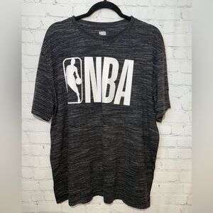 NBA size XXL black with white logo t-shirt